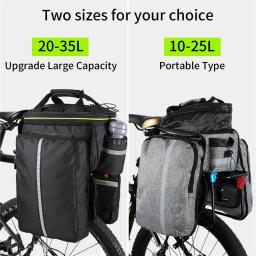 West biking saco tronco de bicicleta à prova dmtb água mtb mountain bike assento traseiro carga transportadora viagem bagagem pannier ciclismo sacos sela acessórios para bicicletas - Image 4