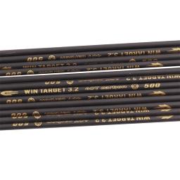 Eixo de seta de carbono puro para tiro recurvo, 31 "ID, 3.2mm, SP400, 500, 550, 600, 700, 800, 12pcs - Image 5