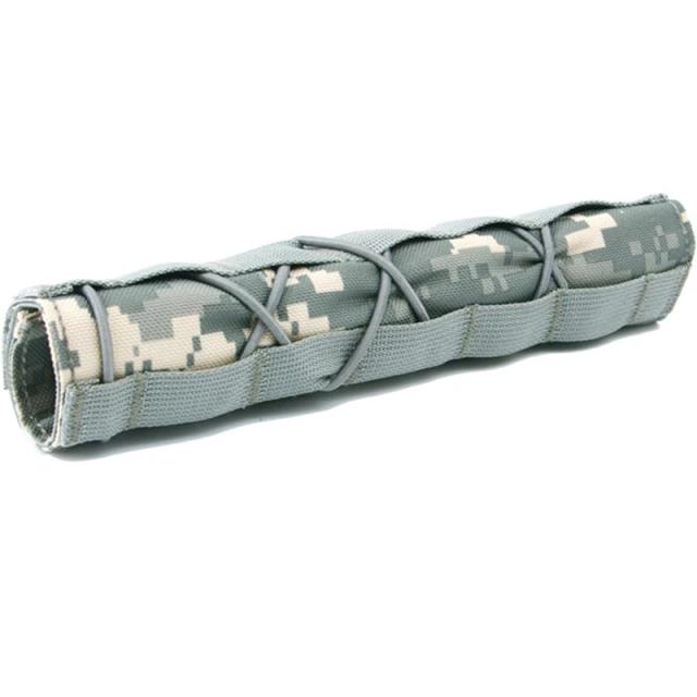 Acessórios Táticos para Airsoft: Tampa de Rifle, Suporte, Silenciador e Manga de Escudo