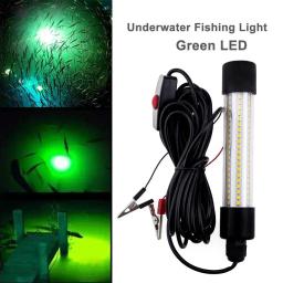 Luz LED subaquática para pesca noturna, lâmpada do barco, iluminação exterior, luz quente e fria, branco, azul e verde, 2 W, 12V - Image 3