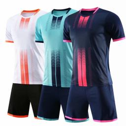 Conjunto de camisa de futebol otimizada, masculino e feminino, conjunto para treino de futebol, uniforme - Image 1