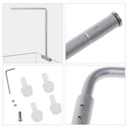 Liga de alumínio universal tanque de peixes do aquário luz suporte pendurado com segurança fixação gancho suporte da lâmpada led clipe ferramentas - Image 4