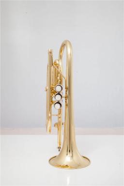 Trompete de metal com estojo e bocal de alta qualidade, dourado, bb, para trompete, instrumentos musicais - Image 6