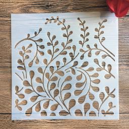 20*20 cm tamanho diy artesanato molde de mandala para pintura estêncil estampado álbum de fotos cartão de papel em madeira, tecido, parede - Image 2