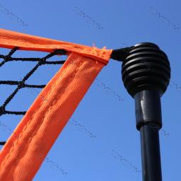 Rede portátil do futebol para a formação exterior, alvo do futebol, Rebounder do futebol, cargo do objetivo, porta do futebol, pé da ajuda-ferramenta líquida, 1,8 m, 2,1 m - Image 3