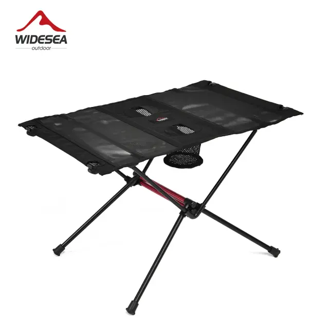 Mesa dobrável Widesea para acampamento e piquenique, ideal para jantares ao ar livre e viagens de pesca