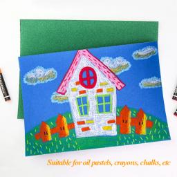 Graffiti Oil Pastels Crayons Chalks Art Papéis especiais para crianças, pintura, colorido, Lixa, cartão, artesanato, papel DIY, 4K, 8K, 16K - Image 5