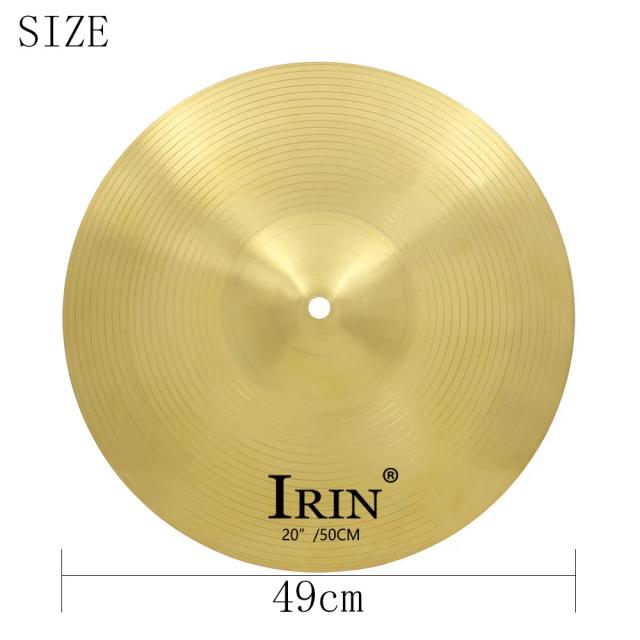 Conjunto de Tambores M Mbat de 18/20 Polegadas com Acessórios de Percussão e Hi-Hat em Liga de Bronze para Bateristas