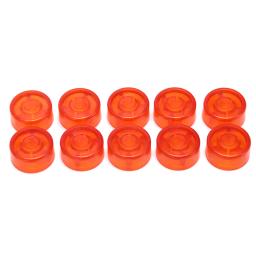 10 pçs footswitches pedal efeito guitarra elétrica pé boné de unhas amplificadores doces cor interruptor de pé toppers botão acessórios - Image 4