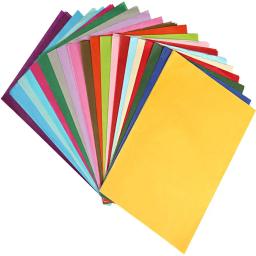 Papel colorido papel de cópia mais diversão na elaboração de papel de decoração 5 folhas coloridas para diy arte artesanato escola escritório fornecedores - Image 1
