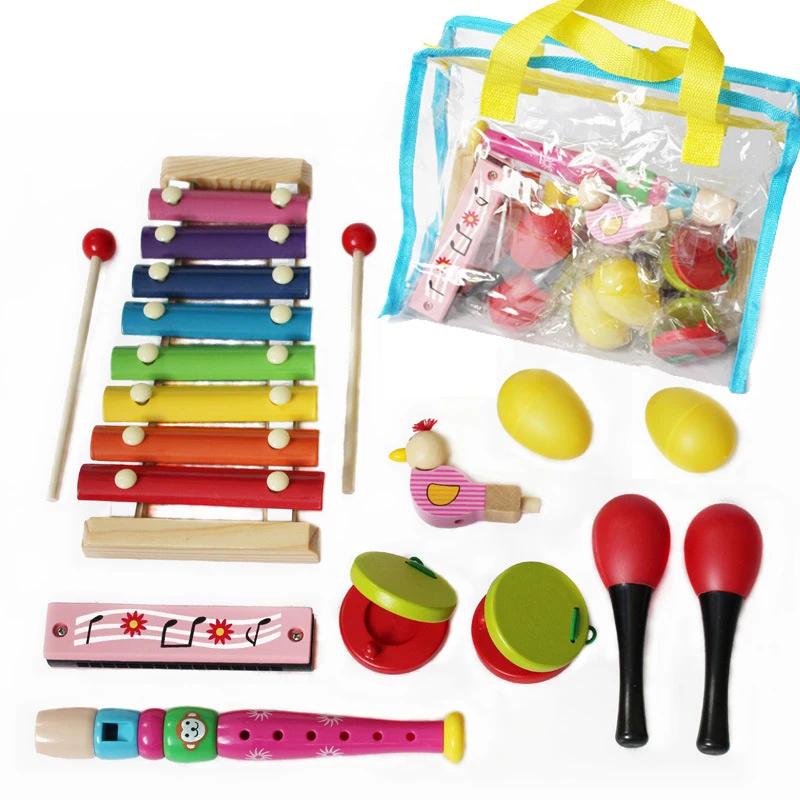 Instrumentos De Percussão De Madeira Para Criança, Brinquedos Musicais, Educacional, Pré-escolar, Instrumento De Bebê - Image 1
