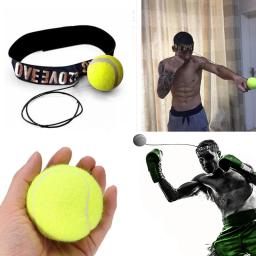 Bola de socos para reflexo e velocidade, bola para treinamento de reação para boxe muay thai treinamento de mão e olho reação força - Image 5