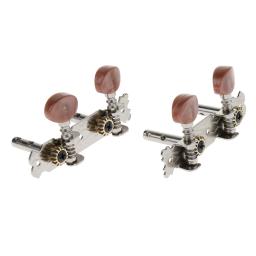 Guitarra botão tuning, marrom sintonizadores chave para ukulele, ukulele, 4pcs - Image 3