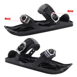 Short Sleeved Snowblades Mini Ski Skates para Neve Inverno Sport Shoes Ajustável Novo 2021 - Image 1