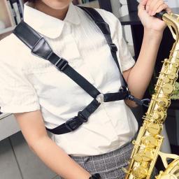 Moonbordada pu alças de ombro alto saxofone acessórios ajustáveis cinta de saxofone frete grátis - Image 2