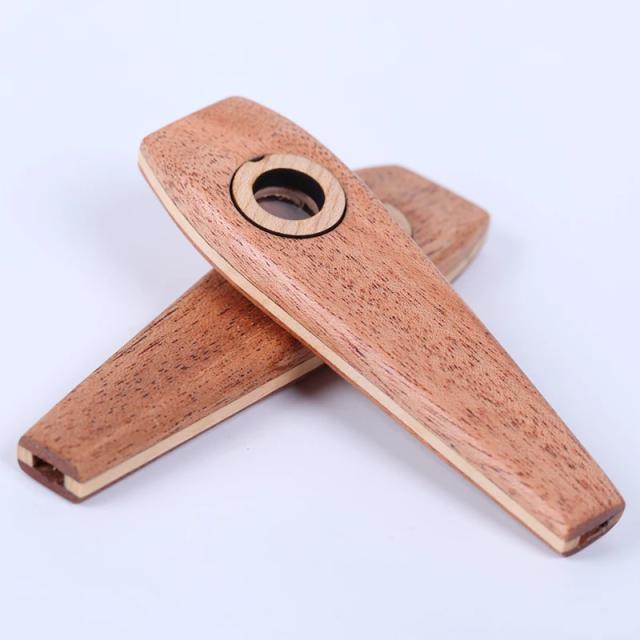 Kazoo de Madeira INITER para Crianças - O Companheiro Ideal para Ukulele, Guitarra e Festas, com Harmônicas Profissionais