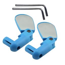 Espelho Retrovisor para Mountain Bike, Acessórios para Bicicleta, Ciclismo, Guiador, Grande Angular, Traseira 360 Girar View Espelhos, 1 Par - Image 2