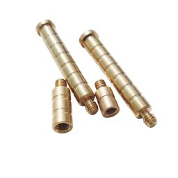 Flecha de bronze com 6/12 peças, arco, peso 100 grãos, ponto de parafuso, de cobre, inserção, acessórios de caça ao ar livre de tiro - Image 4