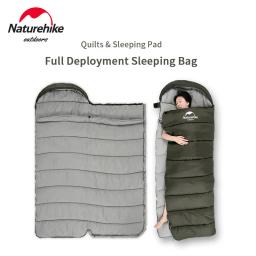 Naturehike ultraleve algodão sacos de dormir portátil caminhadas acampamento viagem ao ar livre manter quente mochila saco de dormir com saco - Image 2