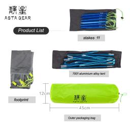 ASTA GEAR-Barraca de Acampamento Ultraleve, Greenmountain 2 Camping, Mochila, Trekking, Caminhadas, Ciclismo, 2 Pessoas - Image 6