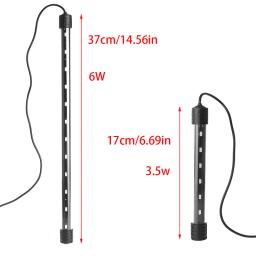 3.6w/6w luz do aquário led à prova dwaterproof água do tanque de peixes clipe luz subaquática decoração iluminação submersível lâmpada planta crescer lâmpada plugue da ue - Image 6