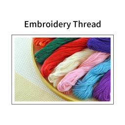 Tela estampada, kit de bordado e bordado artesanal, 11ct 14ct, tecido de contagem, amor da magnolias - Image 4