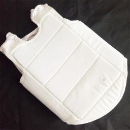 Colete de proteção do peito estilo wkf, protetor de corpo para homens e mulheres, taekwondo mma de treino, equipamento de treino para crianças, cor branca - Image 1