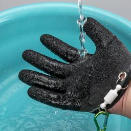 Luvas de pesca antiderrapantes de látex, Proteger a mão contra perfuração, Luvas profissionais de pescador, Esquerda e Direita, Pegar peixe, Luvas de caça - Image 5
