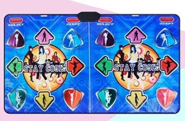 Venda quente novo antiderrapante almofadas de dança esteiras para o jogo da dança da tevê do computador esteiras de yoga caber, super dançarino no computador, pk sobre as almofadas dobro da dança - Image 1