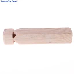 Apito criativo de madeira para trem, apito de trem a vapor de madeira, apito de brinquedo, queima de aviso sonoro a vapor, 1 peça - Image 2