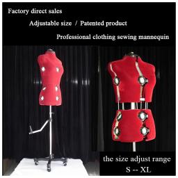 Manequim de costura profissional para vestuário e alfaiate, DIY, suprimentos de roupas, fábrica, venda quente, novo estilo, tamanho ajustável - Image 6