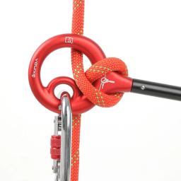 Xinda cabo de escalada com 9 anéis, equipamento de descida em alumínio para escalada e montanhismo, 150kg - Image 4