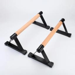 Conjunto de paralelas push-up de madeira, barras paralelas, estiramento Rod duplo, Calisthenics Stand, Anti gravidade, Equipamentos de Fitness, F20 - Image 2