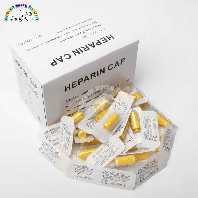 Cap Heparina Descartável para Animais de Estimação, Cânula IV, Cão e Gato, Suprimentos Veterinários - Image 1