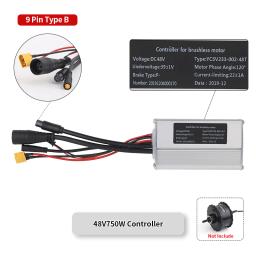 Bafang Dianteiro e Traseiro Hub Controlador para Bicicleta Elétrica, Acessórios de Conversão Peças, BF-UART Display, 36V, 48V, 500W, 750W - Image 2