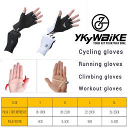 YKYWBIKE-Luvas de Ciclismo Respiráveis à Prova de Choque para Homens e Mulheres, Luvas MTB Bike Sports - Image 6