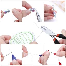 Jóias Descobertas Tool Set para DIY Fazer Jóias, Open Jump Ring, Fecho de Lagosta, Cadeia Cauda, Clip Buckle, Drop Kit, Brinco Ganchos - Image 5