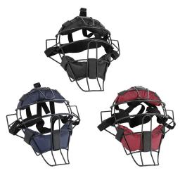 Capacete protetor de beisebol softball protetor facial fivelas ajustáveis capa protetora facial com almofada para acessórios de beisebol - Image 1