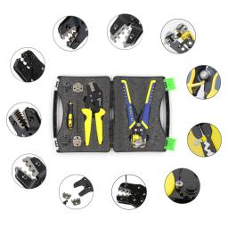 Kkmoon fio crimpers engenharia catraca terminal de friso alicates fio strippers alicate kit bootlace virola crimper ferramenta - Image 4