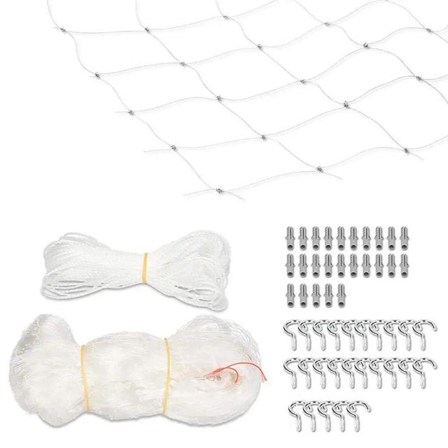 Rede de Nylon Resistente: Proteção Segura para Animais de Estimação e Prevenção de Quedas de Gatos na Varanda