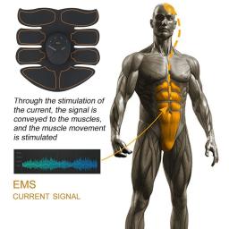 Estimulador muscular elétrico ems sem fio nádegas hip trainer abdominal abs estimulador fitness corpo emagrecimento massageador - Image 2