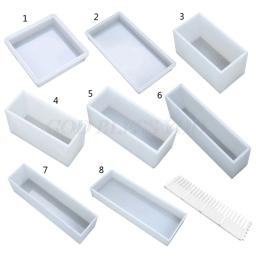 Moldes retangulares de silicone super grandes, formas para sabão, loaf, molde artesanal, 3d, retângulo, resina, arte, ferramentas, drop shipping - Image 4