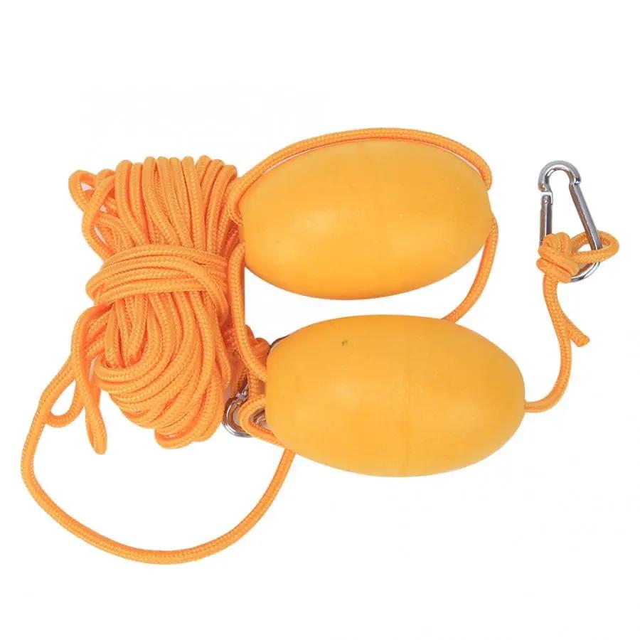 Kayak Boat Leash Rope com bola flutuante, gancho de aço inoxidável, pesca à deriva acessório - Image 1