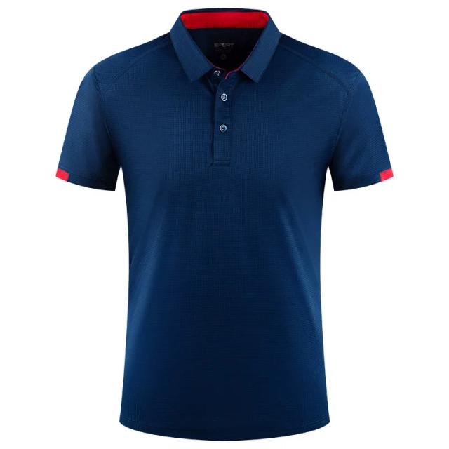 Polo Esportivo Personalizável com Bordado de Logotipo, Fibra Respirável e Secagem Rápida para Masculino e Feminino