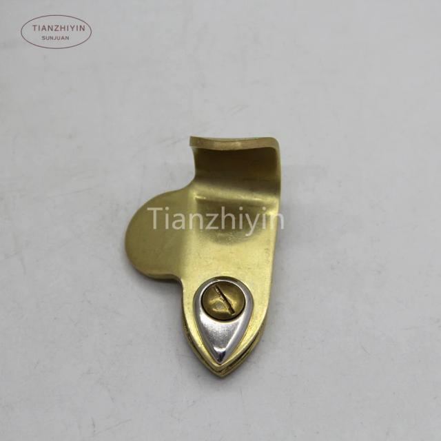 Suporte de Gancho para Polegar de Saxofone - Acessórios Pretos para Saxofones Alto, Soprano e Tenor