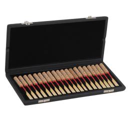 Estojo preto do couro do plutônio para palhetas do oboé, 20 peças, 217x93x20mm - Image 6