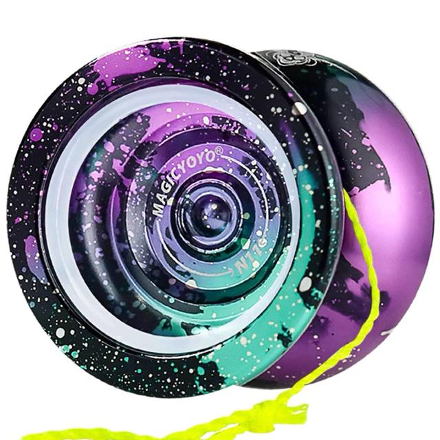 MAGICYOYO N11 Yoyo Profissional Liga de Alumínio 5 Cordas Extra