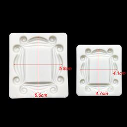 Photo Frame Shape Molde De Silicone, Sugarcraft, Chocolate, Cupcake, Cozimento, Fondant, Ferramentas De Decoração Do Bolo - Image 6