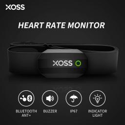 Xoss cinta no peito sensor de freqüência cardíaca bicicleta formiga monitor bluetooth + saúde sem fio inteligente sensor - Image 1