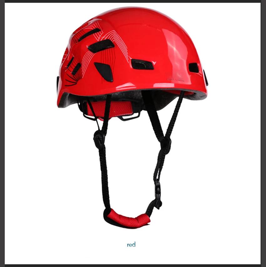 Capacete de segurança ventilado para altura, capacete de escalada ajustável, chapéu duro, espuma EPS, forro de amortecimento para construção - Image 1